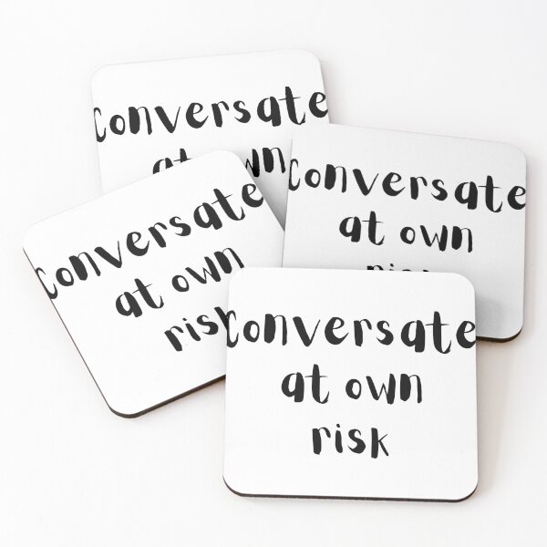 Item preview, Conversate At Own Risk designed and sold by tranquil-haven.