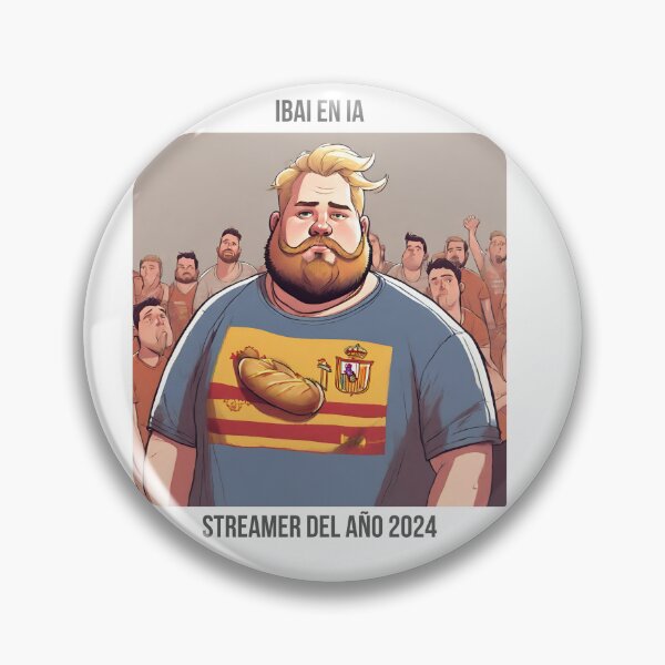 Item preview, Streamer of the year 2024 Ibai - Generated by AI designed and sold by TinyPlay.