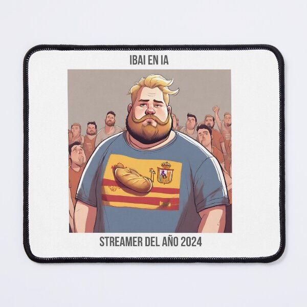 Item preview, Streamer of the year 2024 Ibai - Generated by AI designed and sold by TinyPlay.