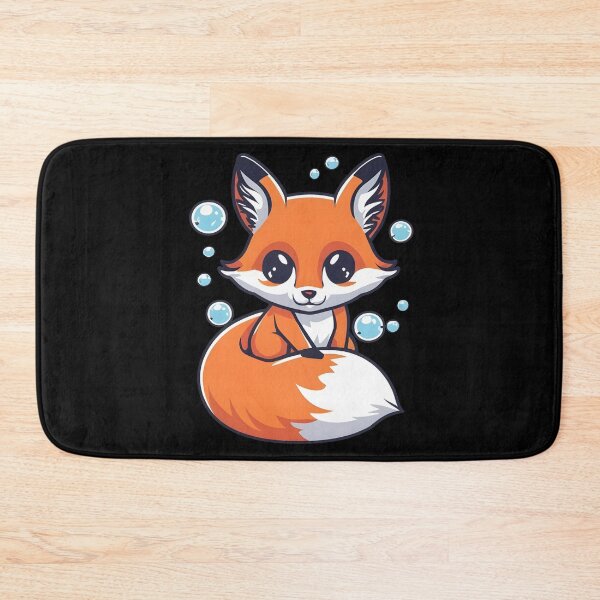 Item preview, Cute Fluffy Fox With Bubbles designed and sold by FurNation.
