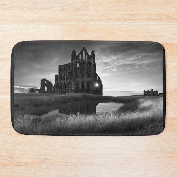 Item preview, Whitby Abbey BW designed and sold by Alisonchambers2.