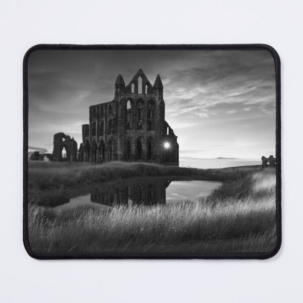 Item preview, Whitby Abbey BW designed and sold by Alisonchambers2.