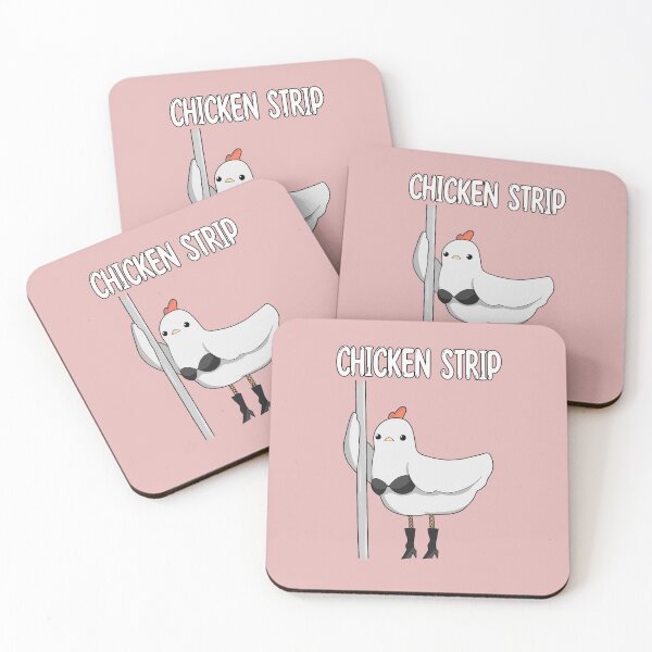Item preview, Funny Chicken Strip Cute Hen Birb Pun designed and sold by PunPartners.