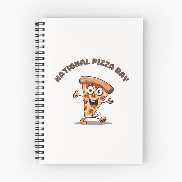 Item preview, cartoon-style slice of pizza dancing  designed and sold by teacherpeiyuan.
