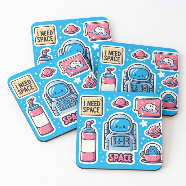 Item preview, I Need Space sticker Pack designed and sold by Astral-Artisan.