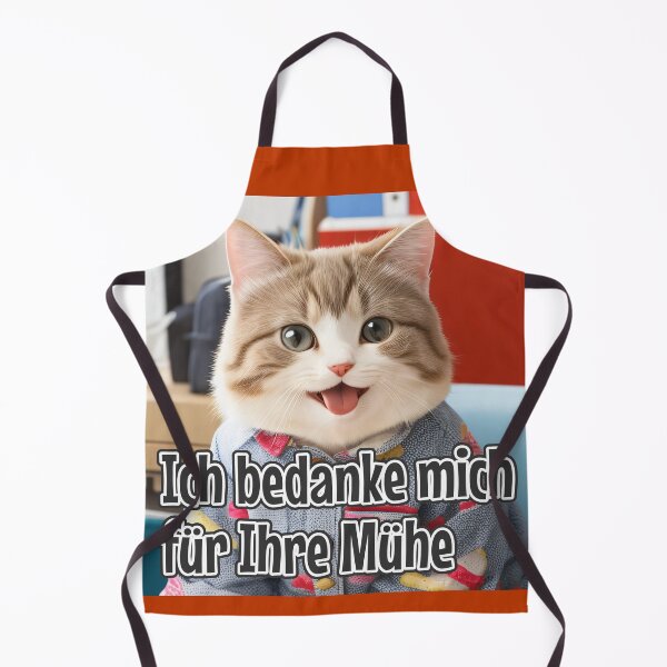 Item preview, KI-generierte Katze 02 "Ich bedanke mich für Ihre Mühe" designed and sold by Cliff-Qi.