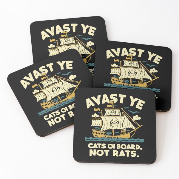 Item preview, Pirate Ship: Avast Ye! Cats on Board, Not Rats designed and sold by Dungeon-Depot.