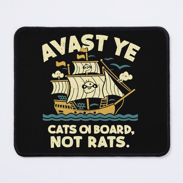 Item preview, Pirate Ship: Avast Ye! Cats on Board, Not Rats designed and sold by Dungeon-Depot.