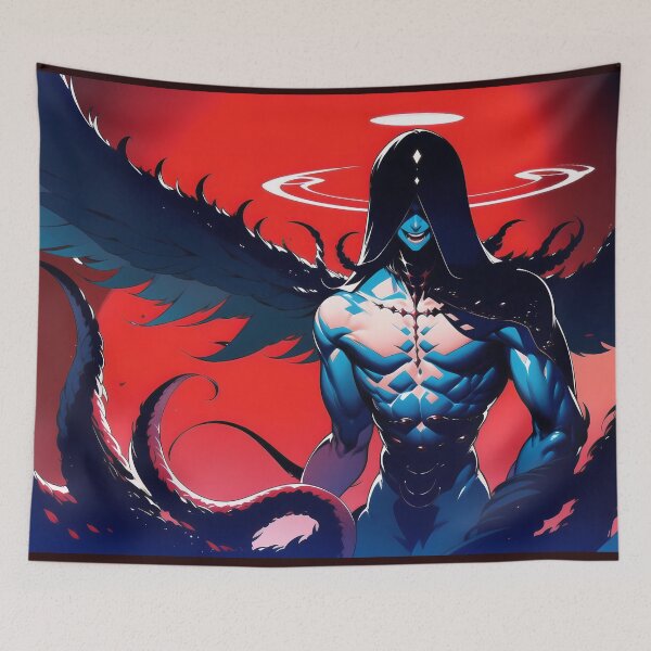 Item preview, Demon Anime ai art designed and sold by VanityProject.