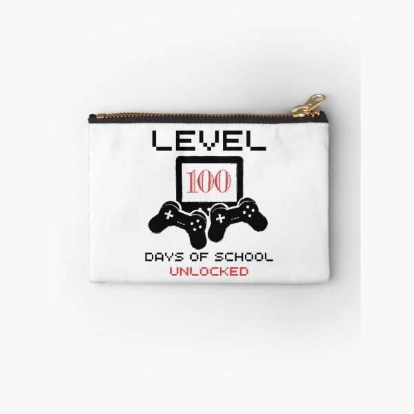 Artikelvorschau, Level 100 Schultage freigeschalteter Spieler entworfen und verkauft von DashBliss.