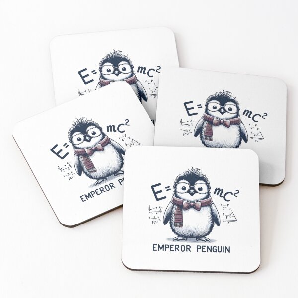 Item preview, Smarty-pants Penguin: E=mc^2 (Emperor Penguin) designed and sold by Dungeon-Depot.