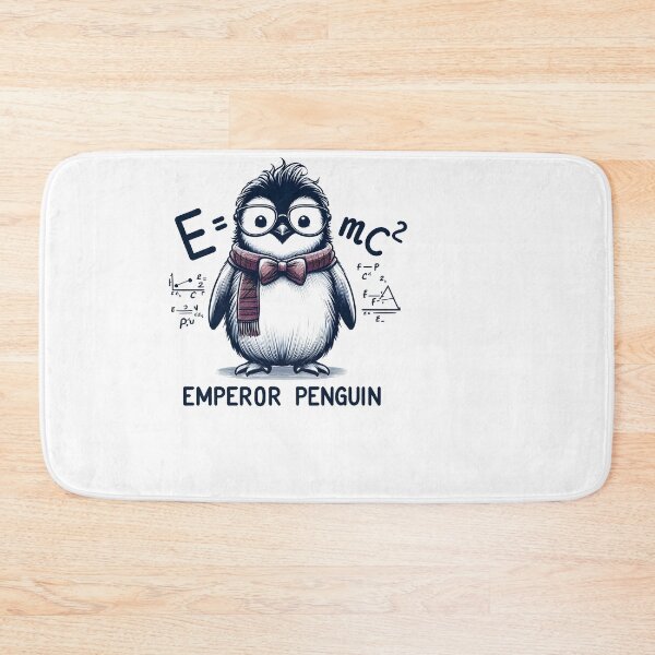 Item preview, Smarty-pants Penguin: E=mc^2 (Emperor Penguin) designed and sold by Dungeon-Depot.