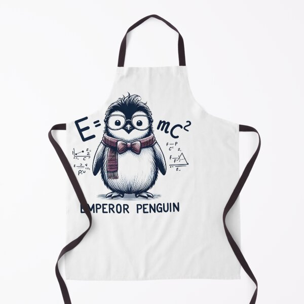 Item preview, Smarty-pants Penguin: E=mc^2 (Emperor Penguin) designed and sold by Dungeon-Depot.