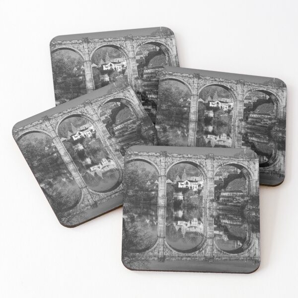 Item preview, Knaresborough Viaduct BW designed and sold by Alisonchambers2.