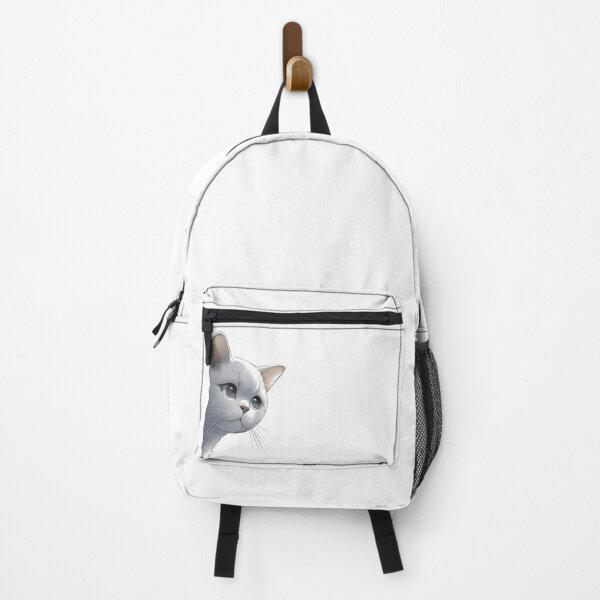 Item preview, cat looking around the corner designed and sold by rafal12345.