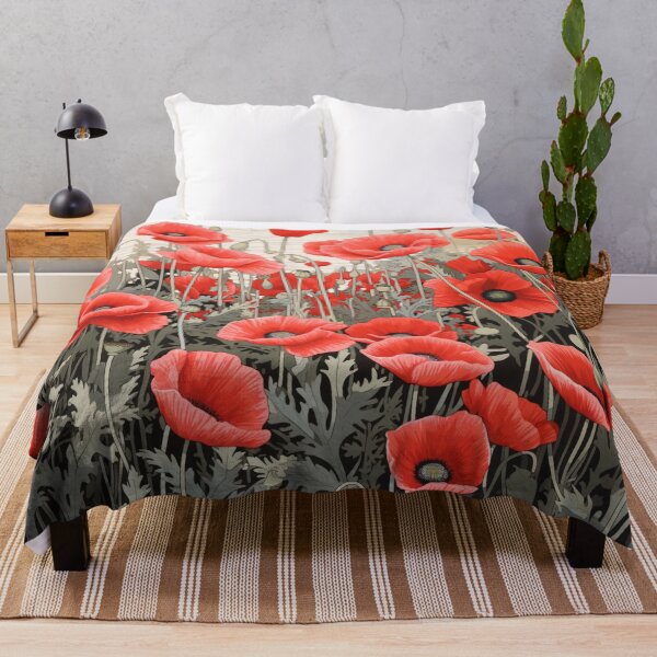 Item preview, beautiful poppies in summer, meadow designed and sold by Mauswohn.