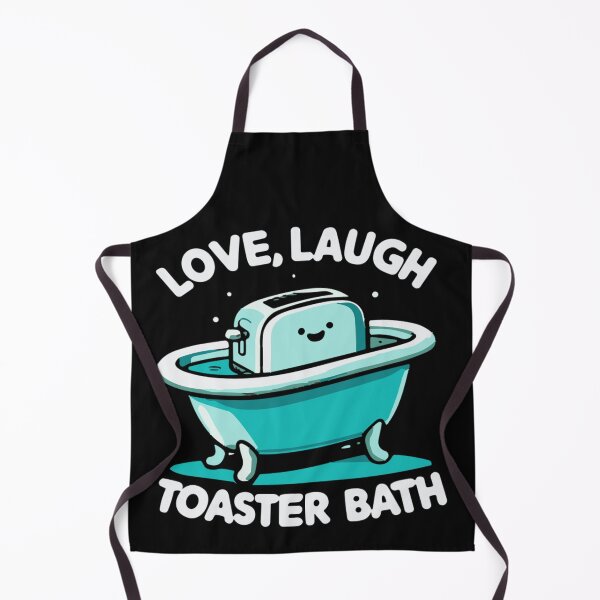 Item preview, Live Laugh Toaster Bath Funny Saying designed and sold by Pitchou07.