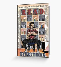 Read Everything Greeting Card