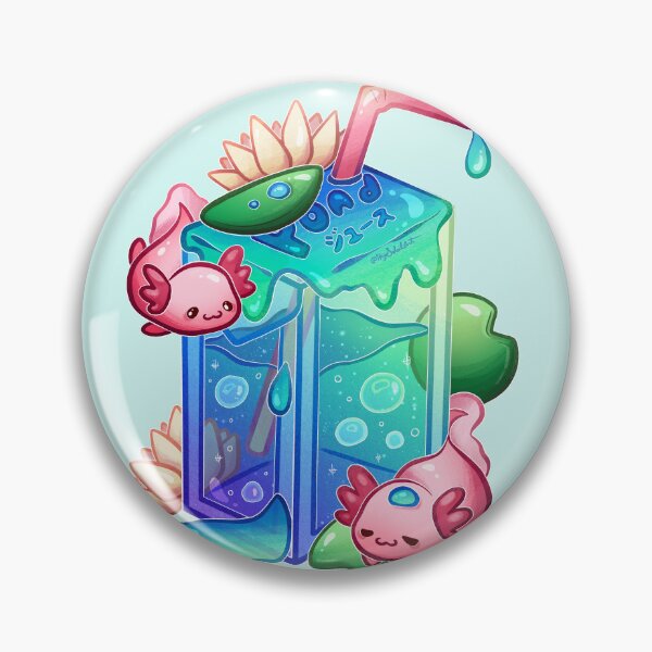 Item preview, Axolotl Juice Box designed and sold by heysoleilart.