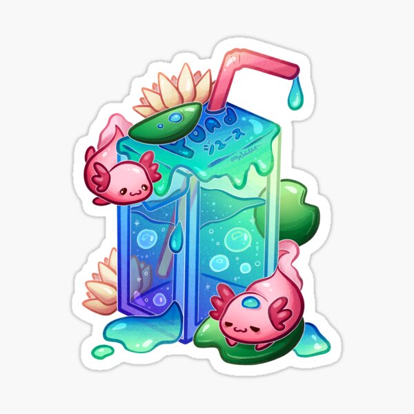 Artikel-Vorschau von Axolotl-Saftbox, designt und verkauft von heysoleilart.