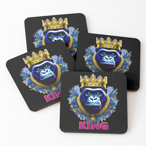 Item preview, Smart and Strict Gorilla King designed and sold by VikArtStudio.