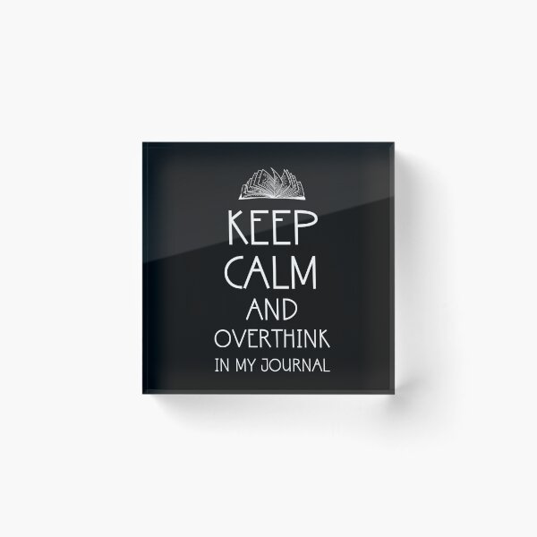 Item preview, Keep Calm and Journal designed and sold by OrganizeMe.