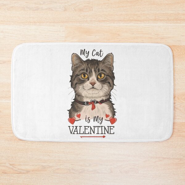 Item preview, My cat is my valentine designed and sold by Creativedsigna.