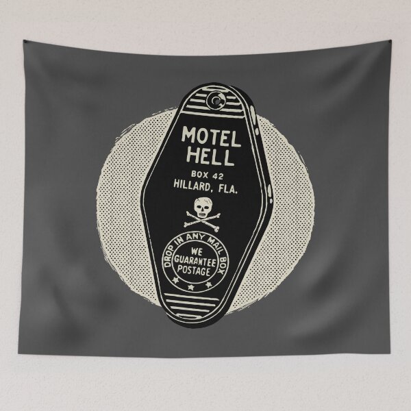 Artikelvorschau, Vintage Horror Motel Hell Schlüsselanhänger entworfen und verkauft von Kujo Dangerous Vintage.