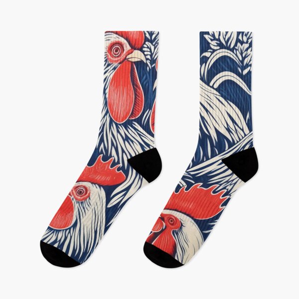 Item preview, beautiful roosters, pattern, farm, poultry designed and sold by Mauswohn.