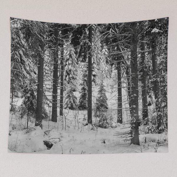 Item preview, Hillside spruces. Parkkuu bw designed and sold by Jouko Lehto Photography.