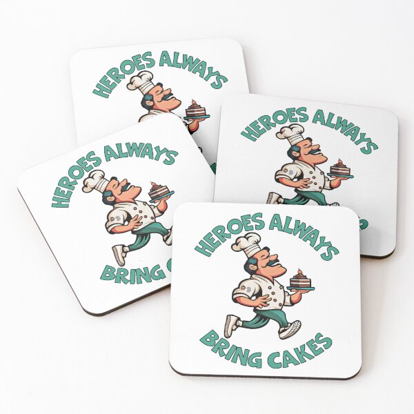 Item preview, Heroes Always Bring Cakes designed and sold by mrtraz.