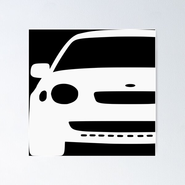 Item preview, Toyota Corolla E110 frog corolla black silhouette art designed and sold by EdimDesign.