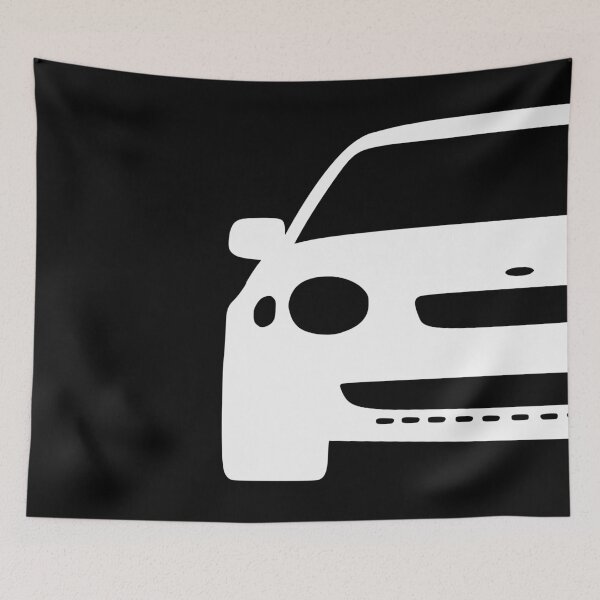Item preview, Toyota Corolla E110 frog corolla black silhouette art designed and sold by EdimDesign.