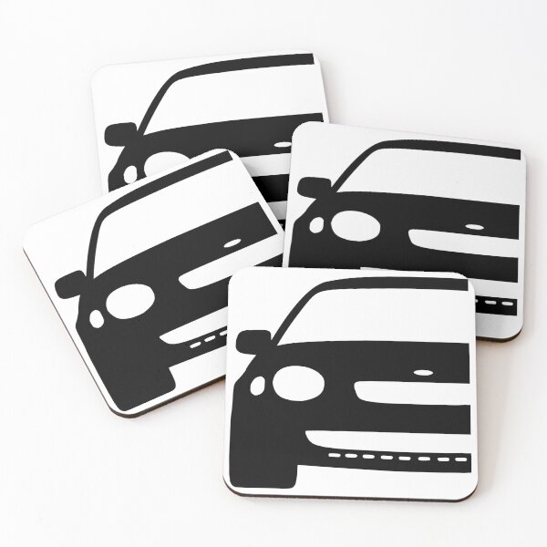 Item preview, Toyota Corolla E110 frog corolla black silhouette art designed and sold by EdimDesign.
