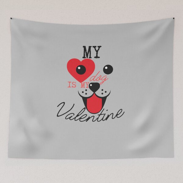 Item preview,  Happy Valentine's day _ dog designed and sold by Jemsruk.