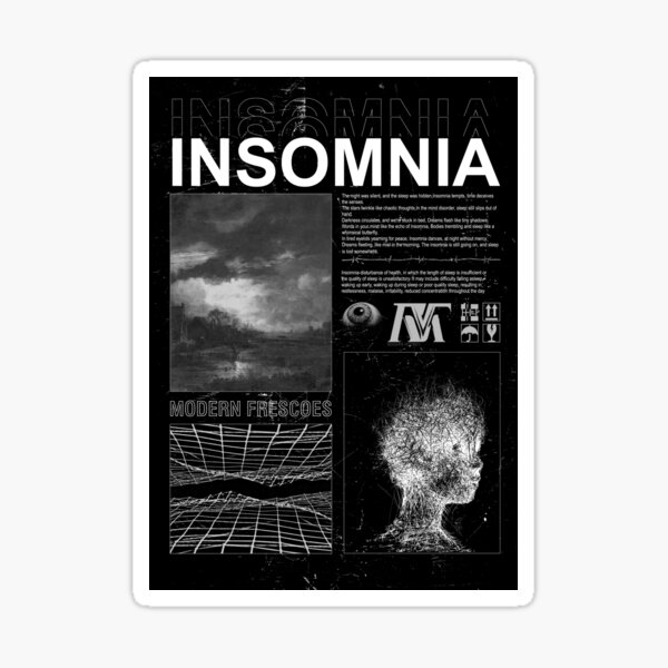 Item preview, INSOMNIA designed and sold by ModernFrescoes.