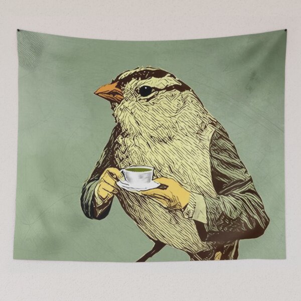 Item preview, bird breakfast tea designed and sold by Grind107.