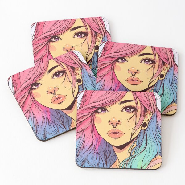 Item preview, Rebel Rose: A Portrait of Edgy Beauty designed and sold by Vitalka-uk.
