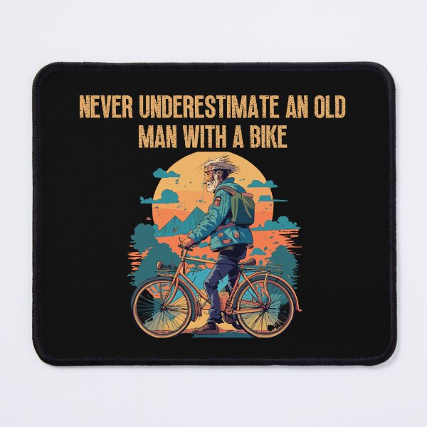 Item preview, Never Underestimate An Old Man With A Bike designed and sold by box-artshop.