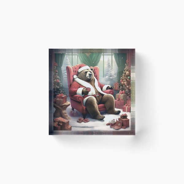 Item preview, Copia de osos en Navidad 2024 Tileartwork 4 designed and sold by tileartwork.