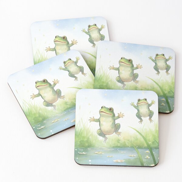 Item preview, Sparkling Froggy Fun designed and sold by cute-animals99.