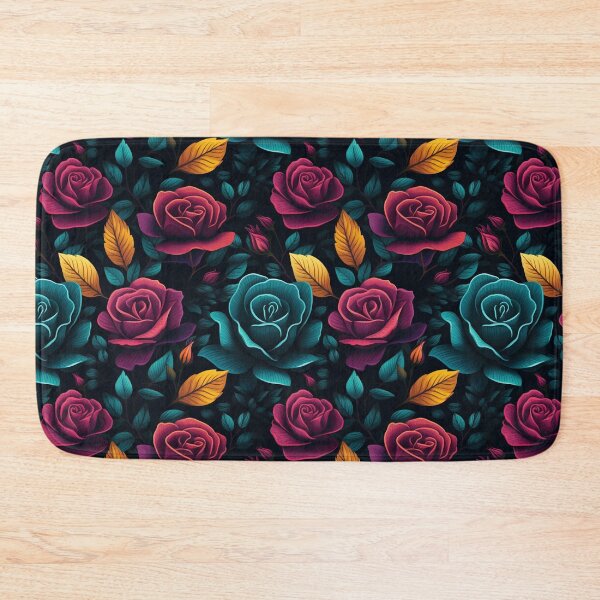 Item preview, Rose Tile 10: Thorny Fragrance Embracing Crimson Crown Jewels in a Velvet Symphony designed and sold by TheBrainArt.