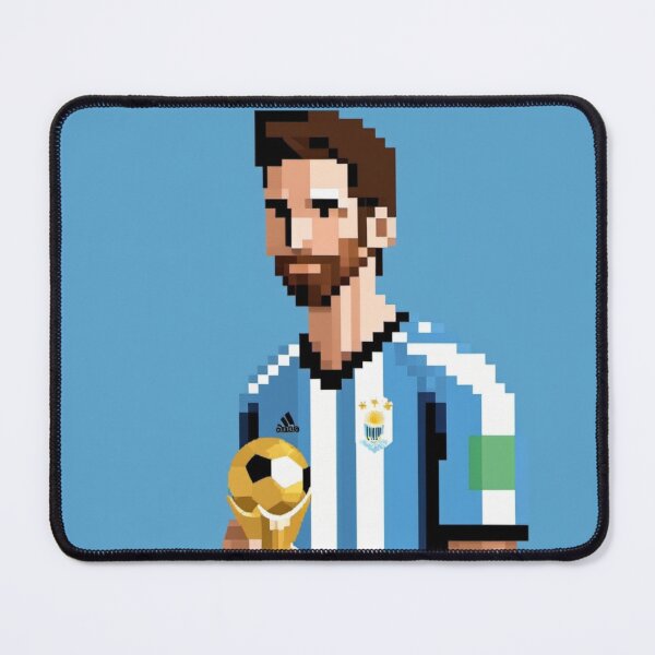 Item preview, Messi Pixel World Cup Argentina Art Gift designed and sold by The-GOAT-Store.