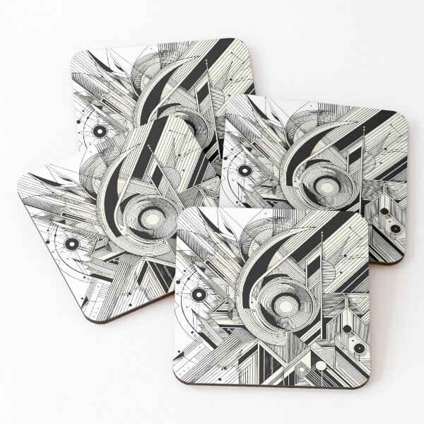Item preview, Black and White Abstract   v0 designed and sold by iwcus.