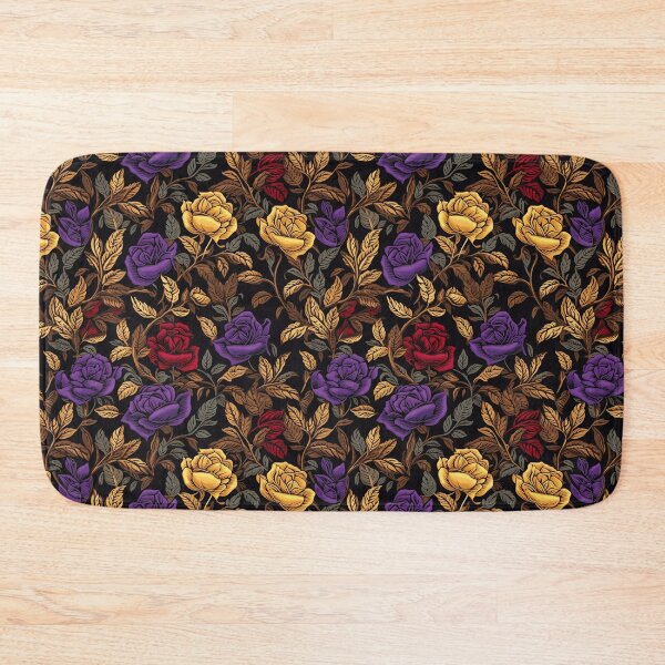 Item preview, Rose Tile 14: Thorny Fragrance Embracing Crimson Crown Jewels in a Velvet Symphony designed and sold by TheBrainArt.