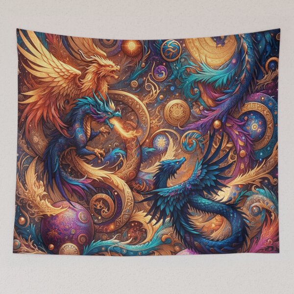 Item preview, Cosmic Mythical Conflict designed and sold by TeslaSt0re.