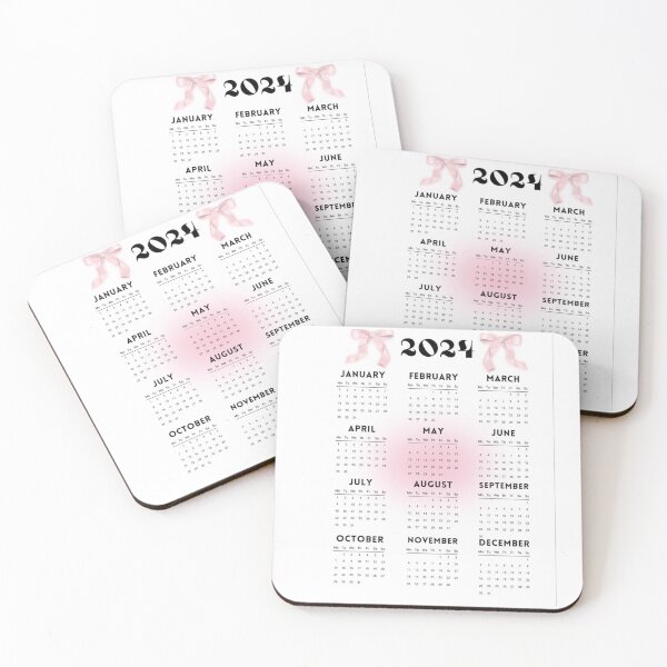 Item preview, Coquette 2024 calendar  designed and sold by Eternallykawaii.