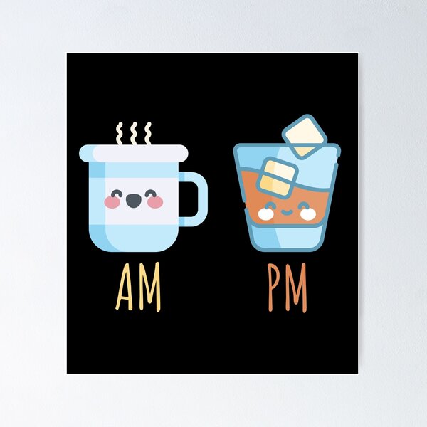 Item preview, AM PM Whiskey. designed and sold by lakokakr.