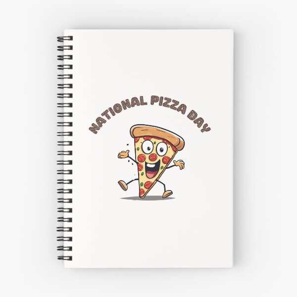 Item preview, cartoon-style slice of pizza dancing  designed and sold by teacherpeiyuan.