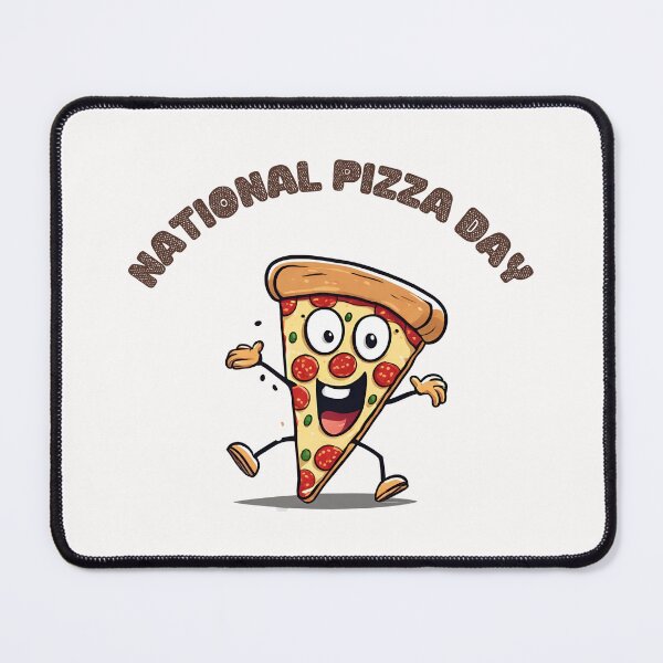 Item preview, cartoon-style slice of pizza dancing designed and sold by teacherpeiyuan.